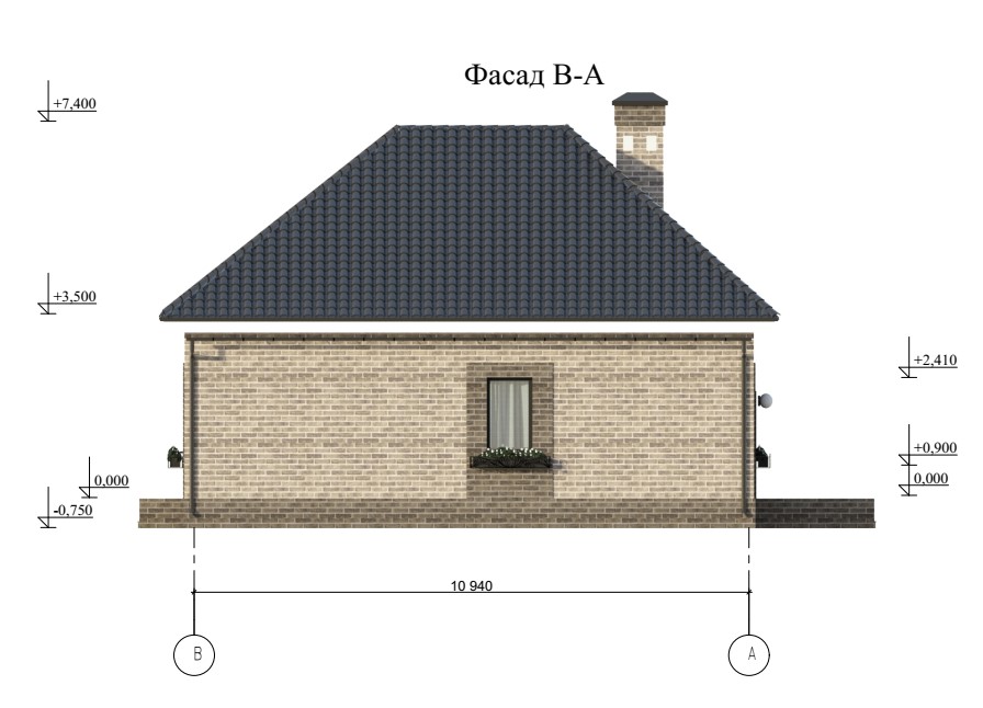 Планировка КД-97 Кирпичный дом Файнги, 97,25 м²