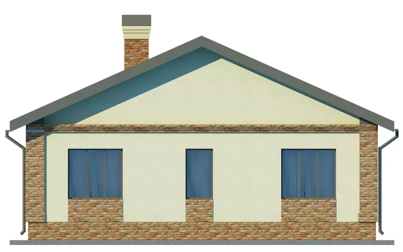 Планировка КД-113 Дом из кирпича Серувис, 113.96 м²