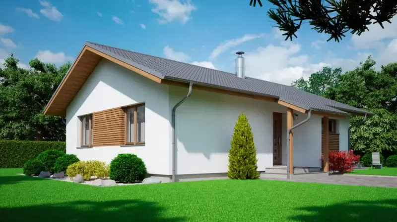 Планировка КД-85 Кирпичный дом Акцент, 85.4 м²