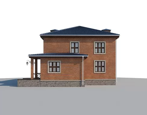 Планировка КД-215 Дом из кирпича Юниона, 215.9 м²