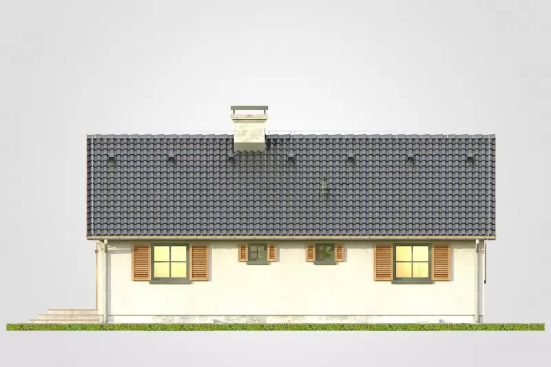 Планировка КД-73 Дом из кирпича Зобраме, 73.3 м²
