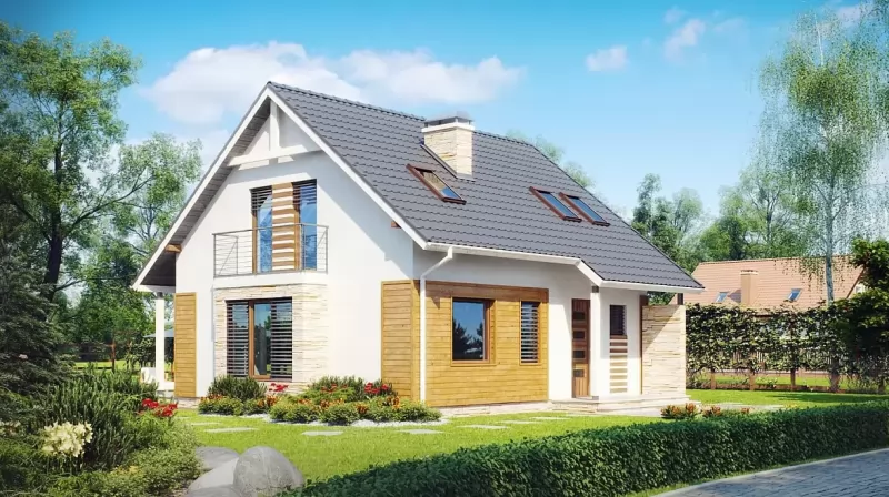 КД-104 Кирпичный дом Бежамин, 104.85 м²