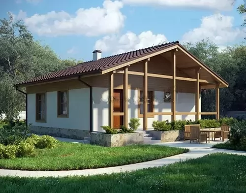 КД-71 Кирпичный дом Пейнрага, 71 м²