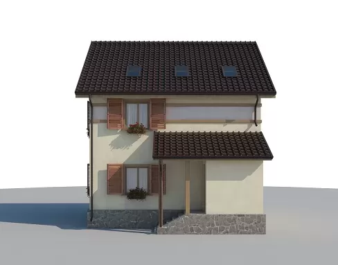Планировка КД-132 Дом из кирпича Футме, 132.2 м²