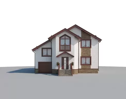 Планировка КД-268 Дом из кирпича Сивинья, 268.4 м²