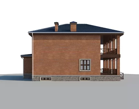 Планировка КД-215 Дом из кирпича Юниона, 215.9 м²