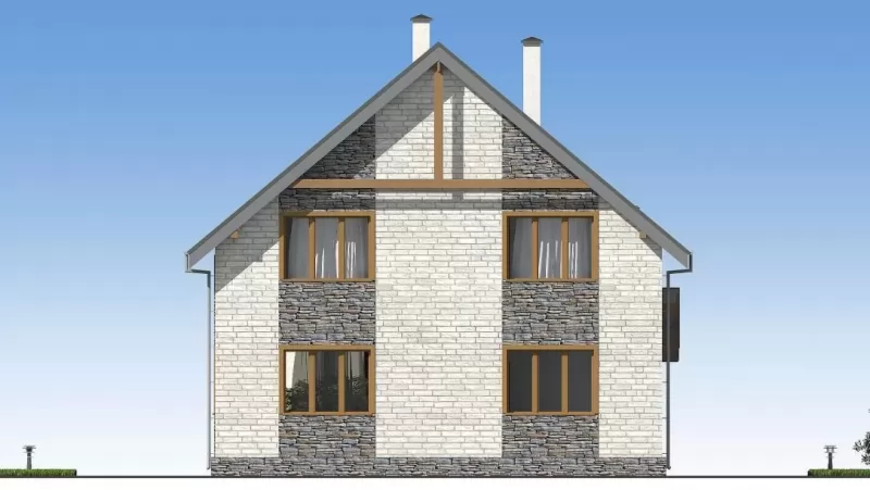 Планировка КД-116 Дом из кирпича Клеково, 116.33 м²
