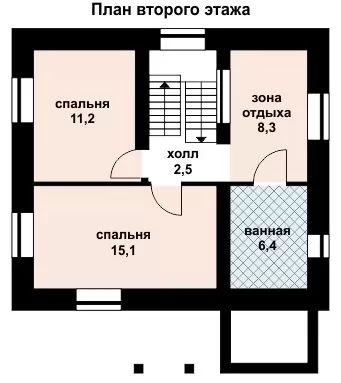 Планировка КД-132 Дом из кирпича Футме, 132.2 м²