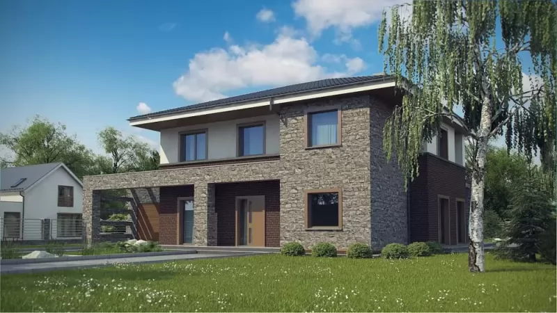 Планировка КД-239 Дом из кирпича Авирелия, 239.2 м²