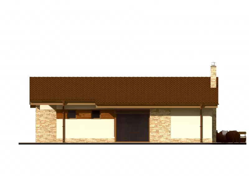 Планировка КД-112 Дом из кирпича Родин, 112.7 м²