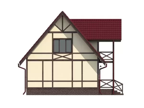 Планировка КД-94 Дом из кирпича Бертута, 94.42 м²