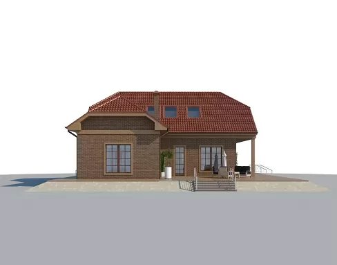 Планировка КД-209 Дом из кирпича Кривстон, 209.6 м²