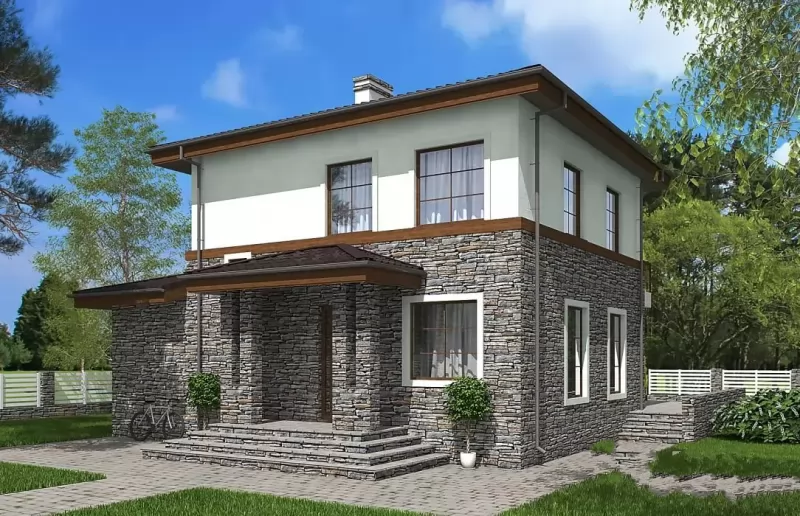 Планировка КД-137 Дом из кирпича Унда, 137.51 м²