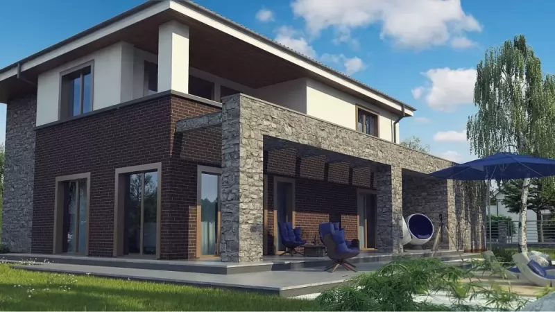 Планировка КД-239 Дом из кирпича Авирелия, 239.2 м²