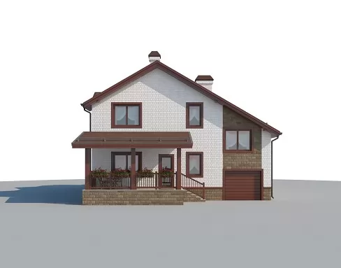 Планировка КД-268 Дом из кирпича Сивинья, 268.4 м²