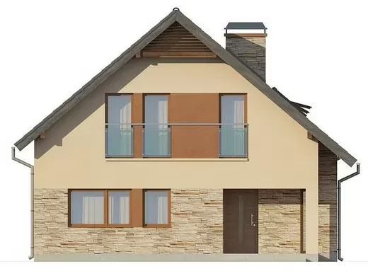 Планировка КД-113 Дом из кирпича Берухин, 113.4 м²