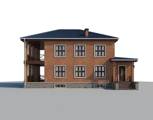 Планировка КД-215 Дом из кирпича Юниона, 215.9 м²