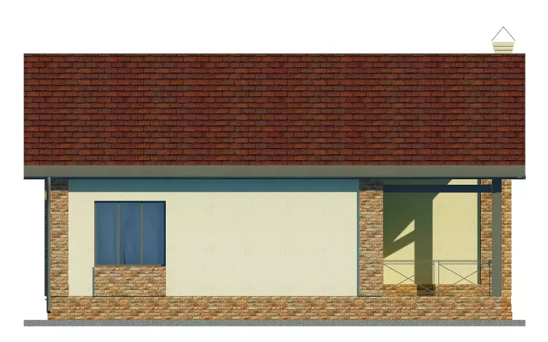Планировка КД-113 Дом из кирпича Серувис, 113.96 м²