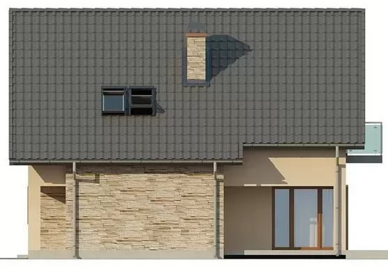Планировка КД-113 Дом из кирпича Берухин, 113.4 м²