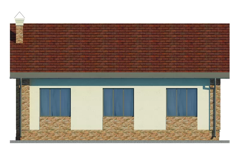 Планировка КД-113 Дом из кирпича Серувис, 113.96 м²